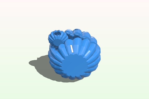Pumpkin candy basket | 3d print model