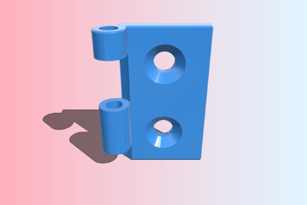Hinge 20 mm _ 30 mm <> Schanier 20 mm _ 30 mm | 3d print model