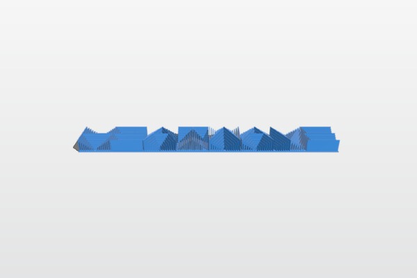 Heatwave Lettering Customizer | 3d print model