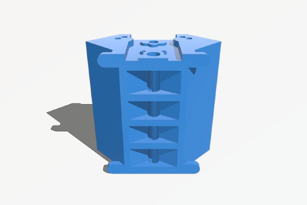 V8 Engine Block Card Holder | 3d print model