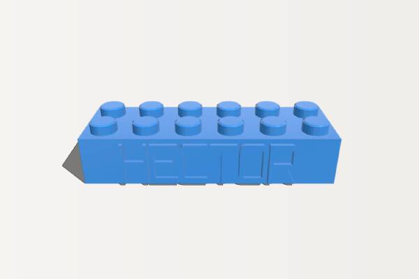 Hector Lego Brick | 3d print model