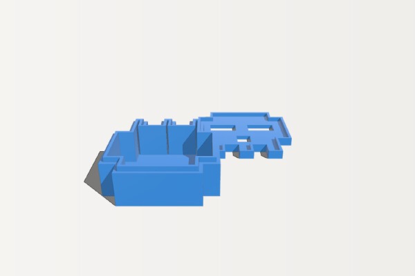 8-Bit Skull Box - Lidded | 3d print model