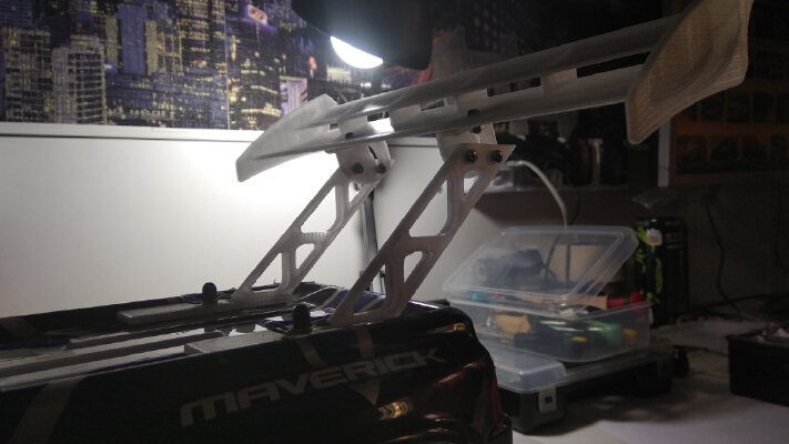 R_C Car spoiler for Maverick Strada MT Evo and HSP 94111 (Brontosaurus) | 3d print model
