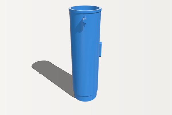 Nerf strongarm plunger tube | 3d print model