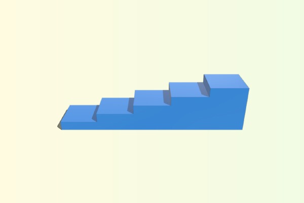 Parametric linear E-steps calibration step cube for fine-tuning | 3d print model