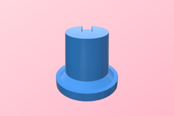 Potentiometer Knob D Shaft Remix | 3d print model