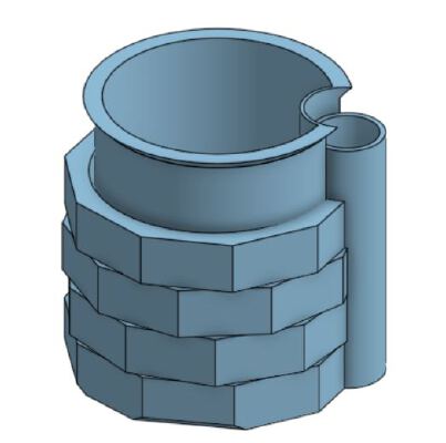self watering planter | 3d print model