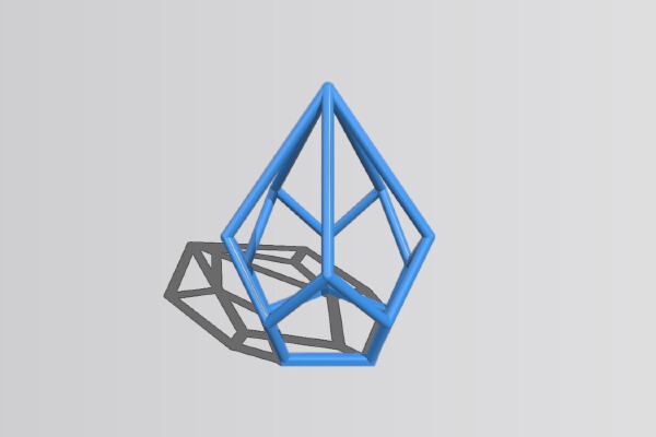 Geometric Decoration - Five Sided Geometric Shape | 3d print model