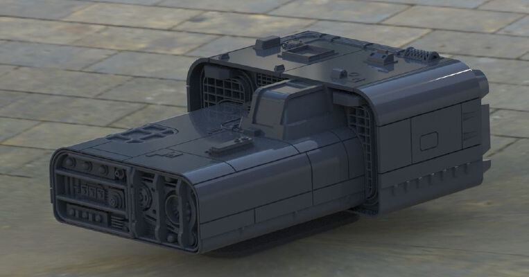 A4B Truckspeeder Star Wars Movie HO _ 1:100 scale | 3d print model