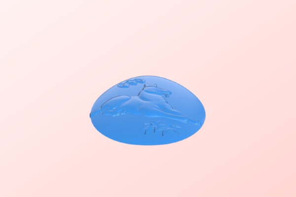The Dog-shaped egg | 3d print model