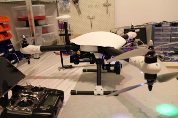 Folding Aerodynamic 3DR GPS Stalk | 3d print model