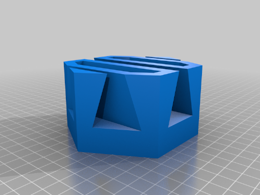 Hexagonal Impossible Dovetail with secret compartment | 3d print model