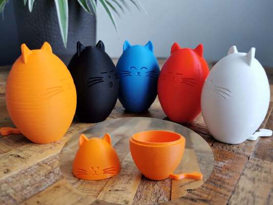 Easter Cats | 3d print model