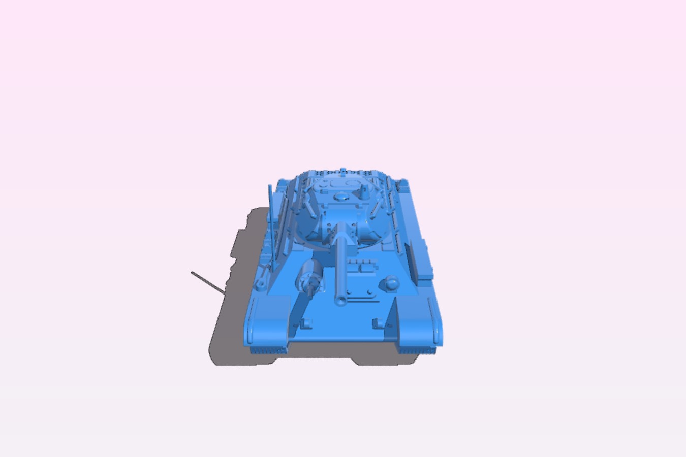 Tank T-34 B0012374 3d model file for 3d printer