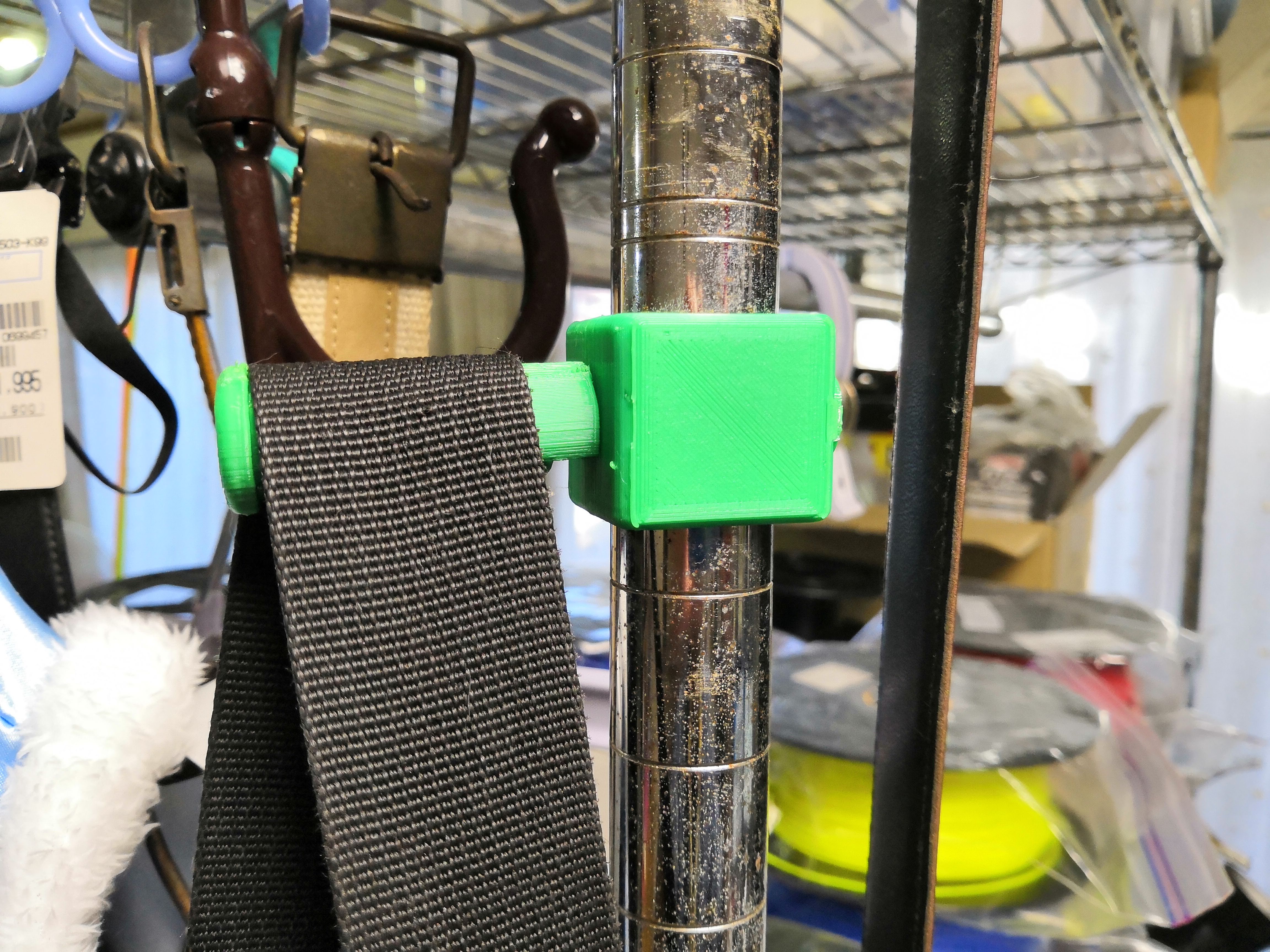 Hook for wire shelving unit