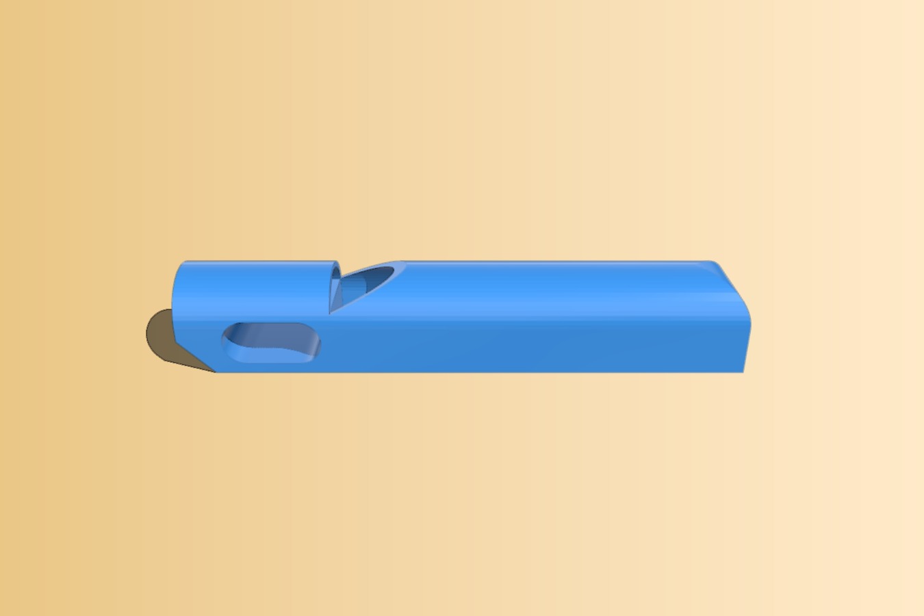 Quick Printing Thin Plastic Whistle