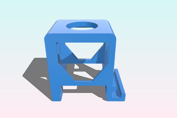 22mm LED light_switch DIN rail mount | 3d print model