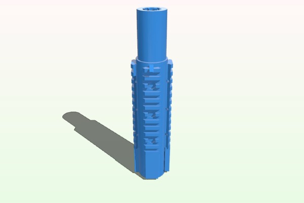 MP5 Nerf Barrel (Silenced Version) | 3d print model