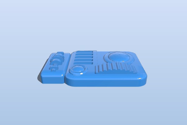 Pack Flap Greeblie | 3d print model