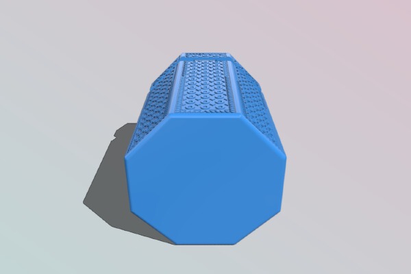 Octogonal box with top | 3d print model
