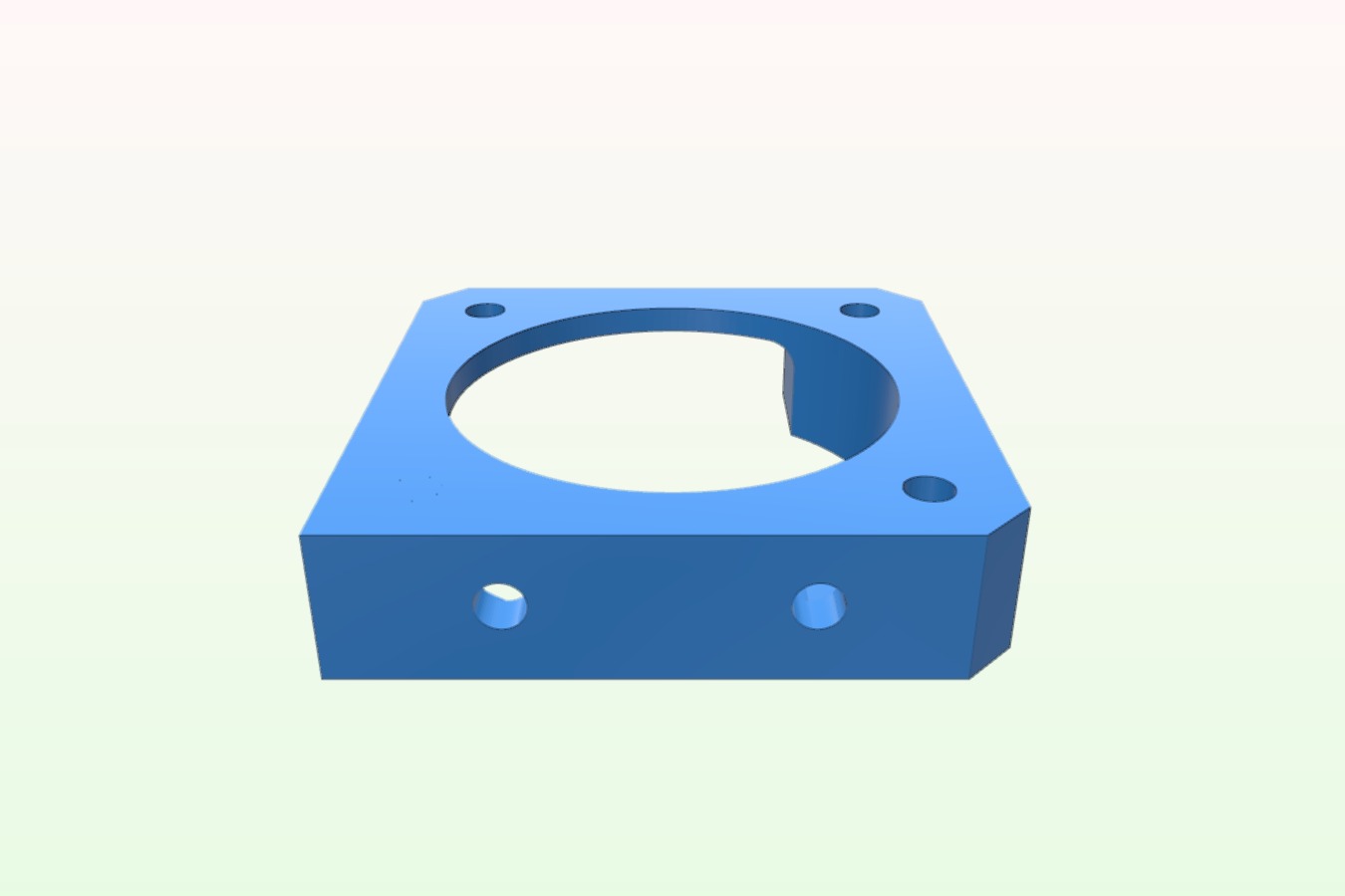 K8200 & 3drag Y-Stepper Mount for 40 teeth GT2 Pulley