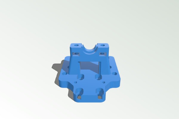 Hictop Bowden Mount E3D V6 | 3d print model