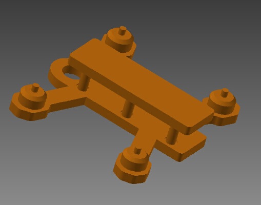Drone Keyring | 3d print model