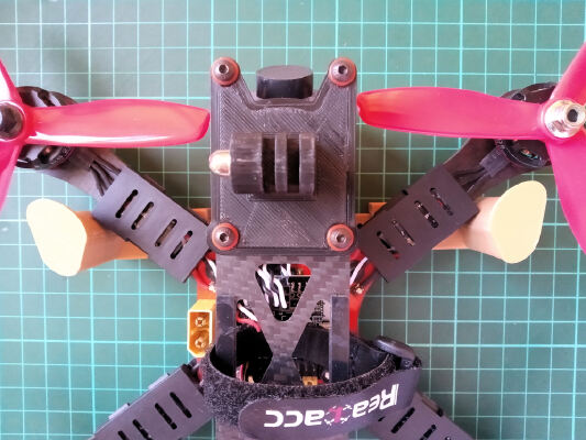 Adjustable Length Quad Drone Hanger | 3d print model