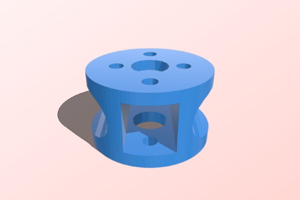 Tricopter Motor Mount | 3d print model