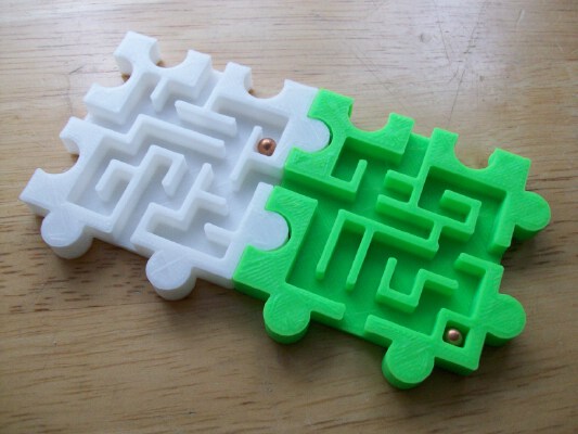 3D Modular Snap Puzzle Mazes | 3d print model