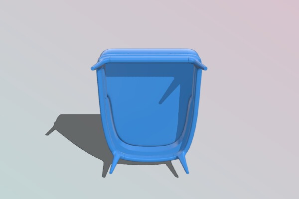 Redd Armchair | 3d print model