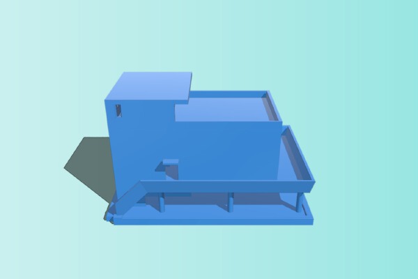 maison citrohan: Le Corbusier | 3d print model