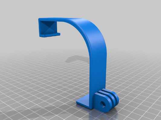 Flashforge Finder GoPro 3_3+ mount | 3d print model