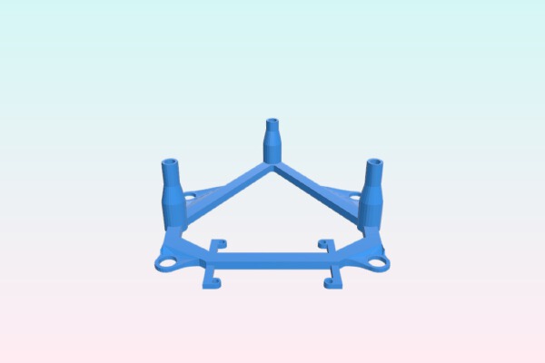Iris Tarot gimbal adapter | 3d print model