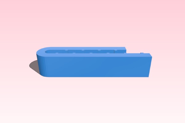 Skinny Tie Clip Plain | 3d print model
