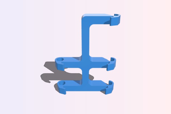 WPL C24 Honcho Cage Traction Board Mount | 3d print model