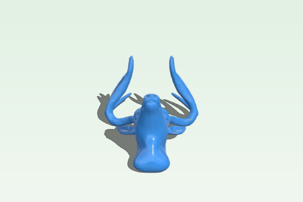 Buck deer head | 3d print model