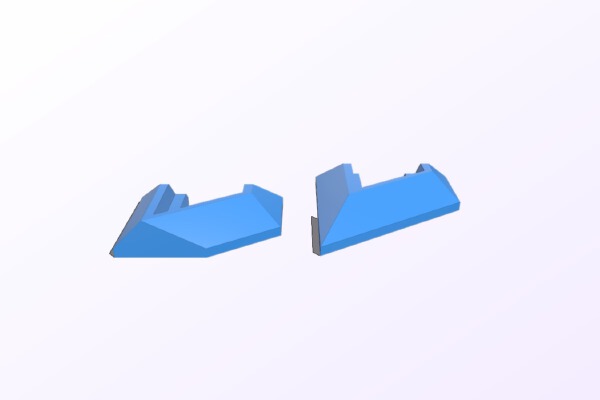 ps4 (Playstation 4) vertical stand | 3d print model