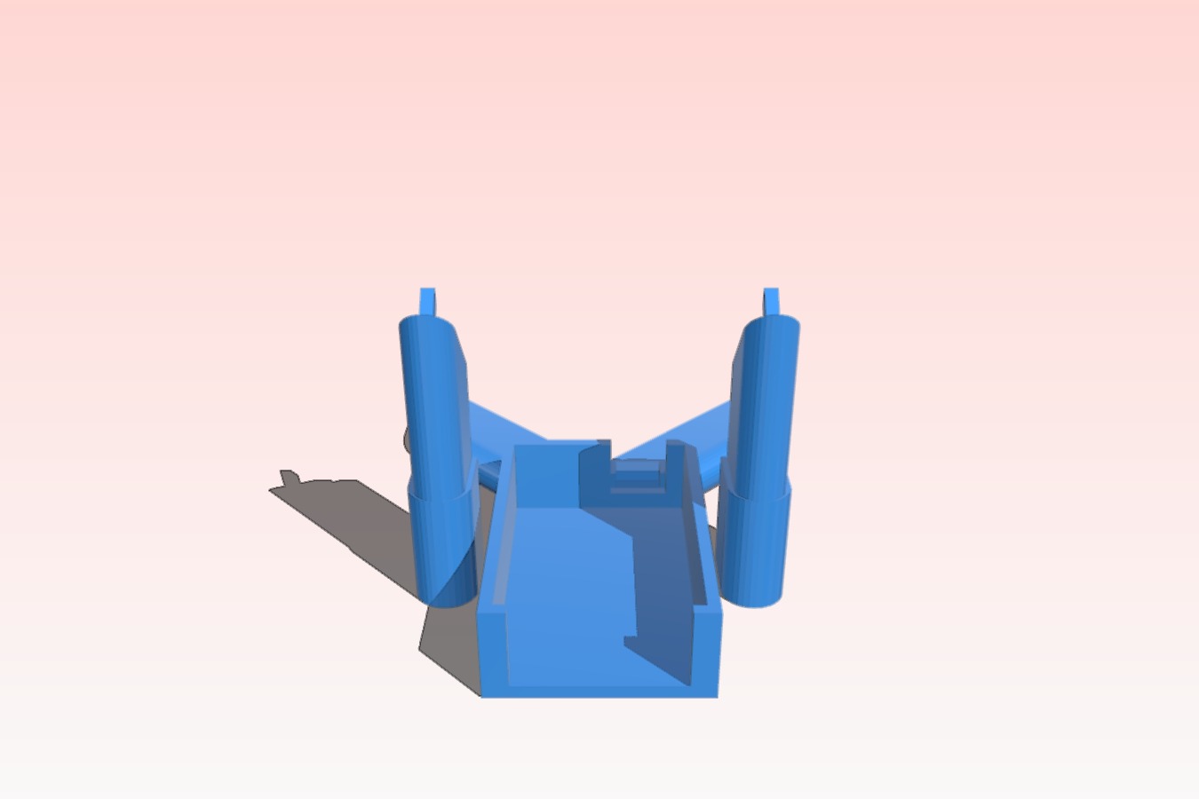 Frsky reciever and antenna mount for bix 3