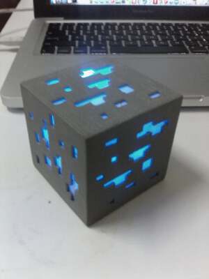 Minecraft Ore Light Night Light | 3d print model