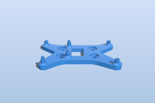 RAMPS 1.4 holder for 2020 or 2040 extrusion profile | 3d print model