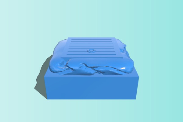 OpenForge Ruined Floor Trapdoor | 3d print model