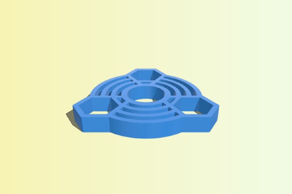 Fidget Nut Spinner - Wingnut2k #8 | 3d print model