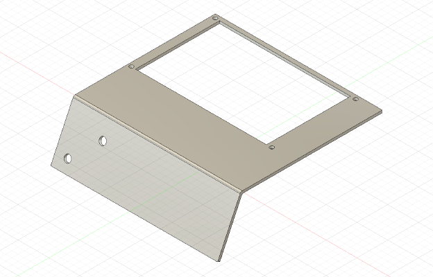 Ender 3 LCD supports for PanelDue 5i & 7i | 3d print model