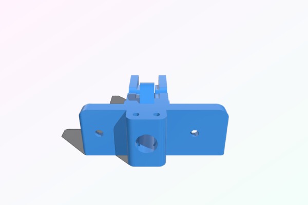 Replacement for wildBill's PG35L extruder base. | 3d print model