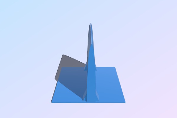 Book Stand for shelf | 3d print model
