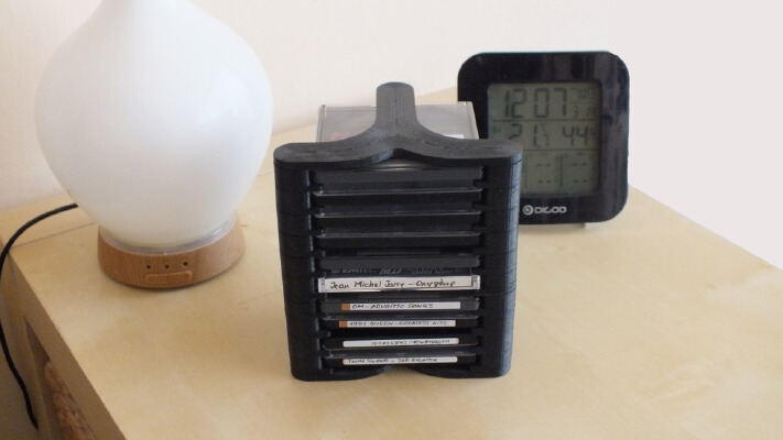 MiniDisc Storage Stand (second version) | 3d print model