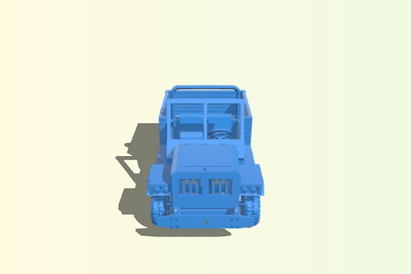 W3 Pickup open version | 3d print model