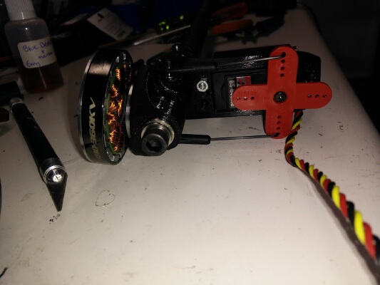 16mm Tri-Copter Boom Servo Mount and Motor Plate | 3d print model
