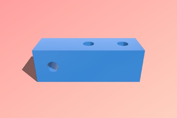 Pythagoras Corner Tie Bracket | 3d print model